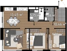 3-к. квартира, 67&nbsp;м²