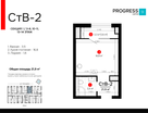 Студия, 21 м²