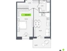 Студия, 42&nbsp;м²