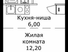 Студия, 24&nbsp;м²