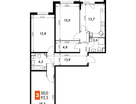 3-к. квартира, 91&nbsp;м²