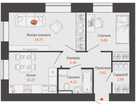 2-к. квартира, 47&nbsp;м²