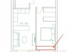 2-к. квартира, 45,7&nbsp;м²