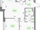 2-к. квартира, 63&nbsp;м²