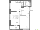 2-к. квартира, 51&nbsp;м²