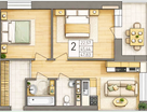 2-к. квартира, 47,8&nbsp;м²