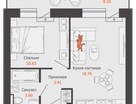 2-к. квартира, 39&nbsp;м²