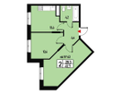 2-к. квартира, 47 м²