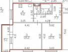2-к. квартира, 52,2&nbsp;м²