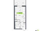 Студия, 25&nbsp;м²