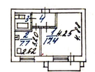 1-к. квартира, 32,9 м²