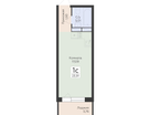 1-к. квартира, 23&nbsp;м²