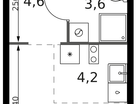 Студия, 22&nbsp;м²