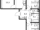 3-к. квартира, 75&nbsp;м²