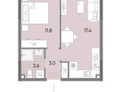 1-к. квартира, 35&nbsp;м²