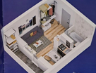 Студия, 24,4&nbsp;м²