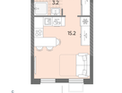 Студия, 22&nbsp;м²