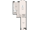 2-к. квартира, 81&nbsp;м²