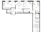 3-к. квартира, 92&nbsp;м²