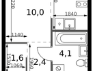 Студия, 25&nbsp;м²