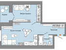 2-к. квартира, 48&nbsp;м²