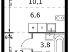 Студия, 24 м²