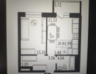 2-к. квартира, 41,1&nbsp;м²