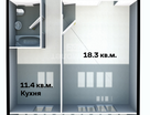 1-к. квартира, 48&nbsp;м²