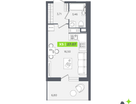 Студия, 25&nbsp;м²