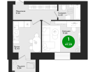 1-к. квартира, 47 м²