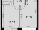 1-к. квартира, 49&nbsp;м²