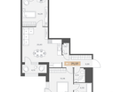 Студия, 71 м²