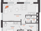2-к. квартира, 68 м²