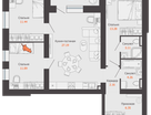 4-к. квартира, 82&nbsp;м²