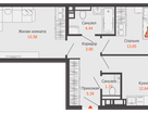2-к. квартира, 58 м²