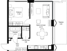 1-к. квартира, 46 м²