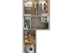 2-к. квартира, 75&nbsp;м²