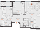 4-к. квартира, 105 м²