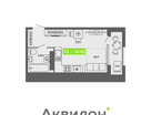 Студия, 24&nbsp;м²