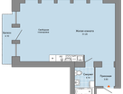 1-к. квартира, 61&nbsp;м²