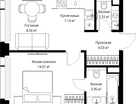 1-к. квартира, 40&nbsp;м²