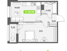 Студия, 40&nbsp;м²