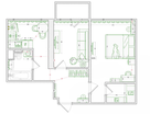 2-к. квартира, 43,3&nbsp;м²