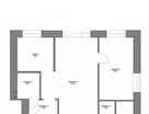 2-к. квартира, 40,6 м²