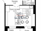 Студия, 38,6&nbsp;м²