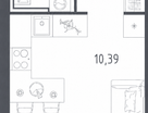 Студия, 24,9&nbsp;м²