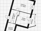 1-к. квартира, 31,5&nbsp;м²
