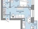 2-к. квартира, 45&nbsp;м²