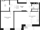 Студия, 62&nbsp;м²