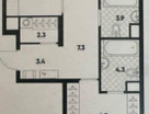 2-к. квартира, 72,3&nbsp;м²